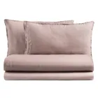 Complete Double Bed in Pure Cotton Garment Dyed and Shaded - Delicacy Viadurini