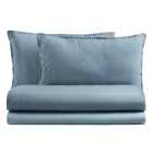 Complete Double Bed in Pure Cotton Garment Dyed and Shaded - Delicacy Viadurini