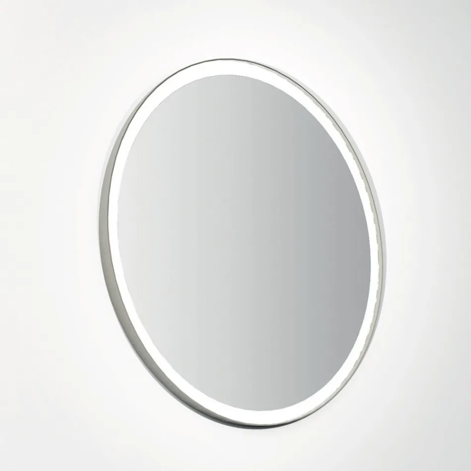 Composition 3 Bathroom Furniture in Metal and Ecolegno Luxury Oak - Cizco Viadurini