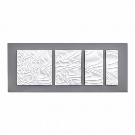 Wall Composition of Design Decoration in Modern Abstract Ceramic - Verno Viadurini