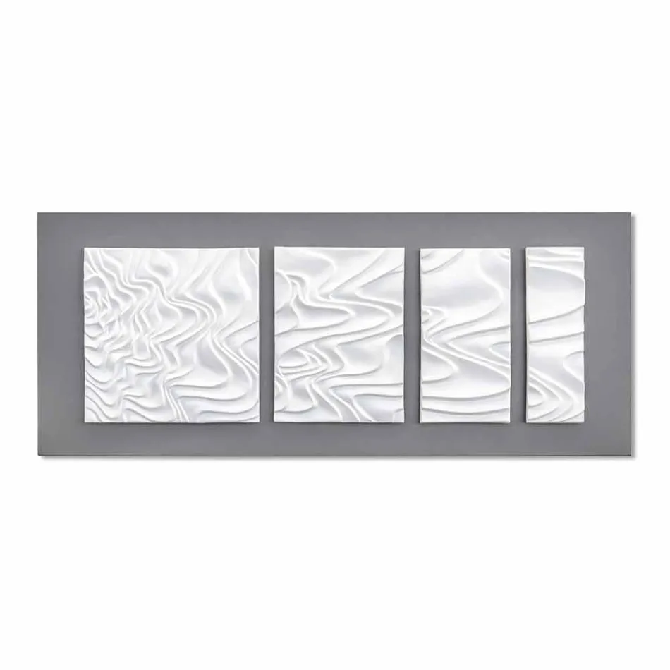 Wall Composition of Design Decoration in Modern Abstract Ceramic - Verno Viadurini