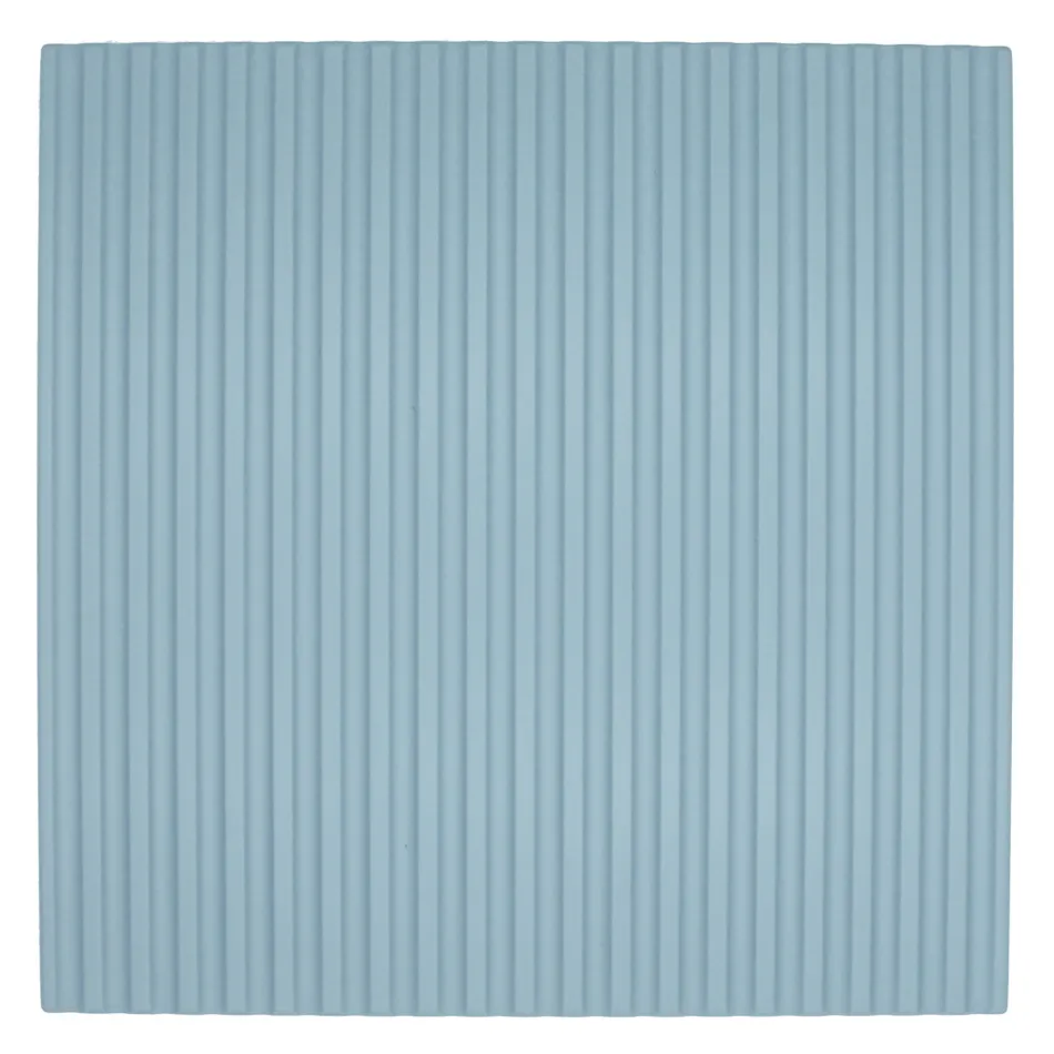 Tiffany Blue and Oak Bathroom Composition with Mirror Made in Italy - Ermes Viadurini