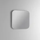 Bathroom Composition with 2 Oak Drawers, Ceramic Sink and Mirror - Titan Viadurini