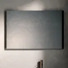 Bathroom Composition with 4 Drawers, Open Compartment, Sink and Mirror - Velaria Viadurini