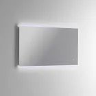 Bathroom Composition with 6 Dove Gray Drawers, Mirror, and Sink - Velaria Viadurini