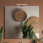 Bathroom Composition with Suspended Base, Mirror and Washbasin Made in Italy - Dream Viadurini