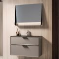 Bathroom Composition with Drawers, Sink, and LED Mirror - Orione
