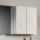 Bathroom Composition with Drawers, Sink, Mirror and Wall Cabinet - Orione Viadurini