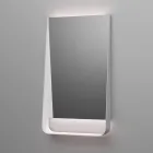 Bathroom Composition with Powder Pink Drawers, Sink, and Mirror - Elios Viadurini