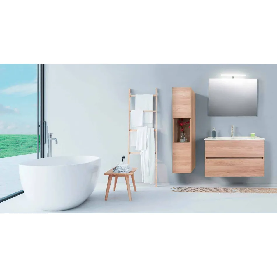 Suspended Composition in Melamine Light Olmo - Becky Viadurini