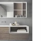 Bathroom Furniture Composition, Modern and Suspended Design Made in Italy - Callisi8 Viadurini