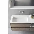 Bathroom Furniture Composition, Modern and Suspended Design Made in Italy - Callisi8 Viadurini