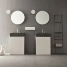 Floor Composition of Modern Design Bathroom Furniture - Farart10 Viadurini