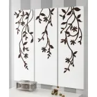 Composition of 3 Panels Depicting 3 Branches and Leaves Made in Italy - Barney Viadurini