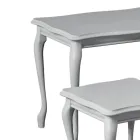 Composition of 3 coffee tables of different sizes Made in Italy - Mummu Viadurini