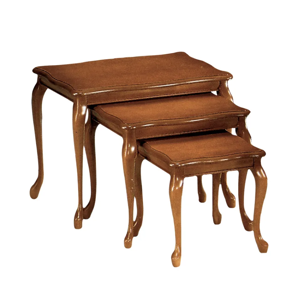 Composition of 3 coffee tables of different sizes Made in Italy - Mummu Viadurini