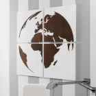 Composition of 4 Panels Representing the Made in Italy World - Ciro Viadurini