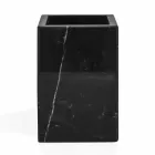 Composition of Marble Bathroom Accessories Made in Italy, 4 Pieces - Deano Viadurini