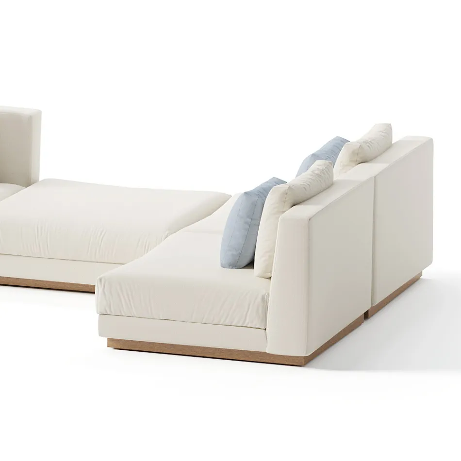 Composition of Garden Sofa Made in Italy - Rubik Viadurini