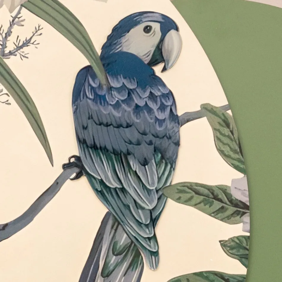 Composition of Wooden Paintings with Tropical Print Made in Italy - Jamaica Viadurini