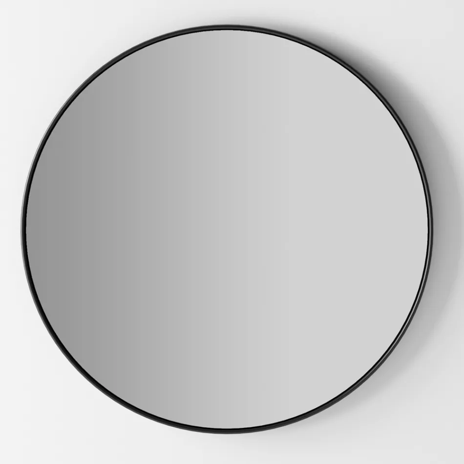 Bathroom Cabinet Composition with Washbasin, Base and Mirror Made in Italy - Hoscar Viadurini