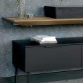 Bathroom Furniture Composition 150 cm in Luxury Natural Wood - Alide