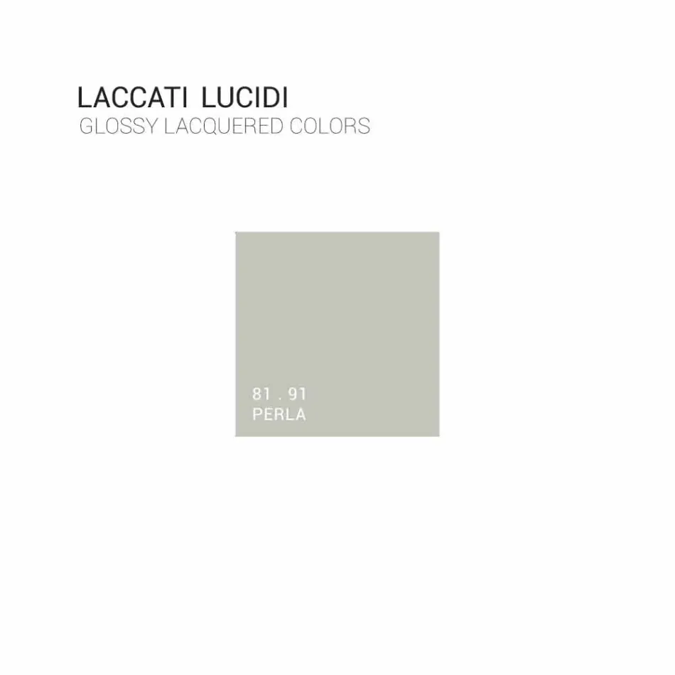 Happy modern lacquered wood suspended bathroom furniture composition Viadurini