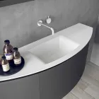 Modern Design Suspended Bathroom Furniture Composition - Callisi3 Viadurini