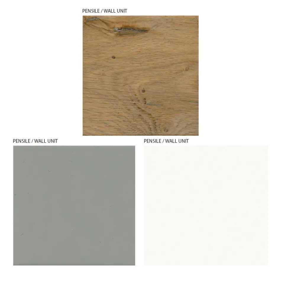 Composition of lounge furniture and TV stand in MDF Made in Italy - Hedda Viadurini