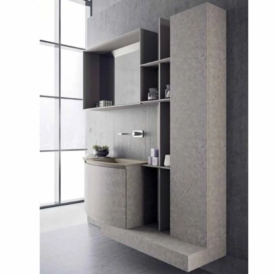 Bathroom Composition, Modern Italian Design Suspension - Callisi10 Viadurini