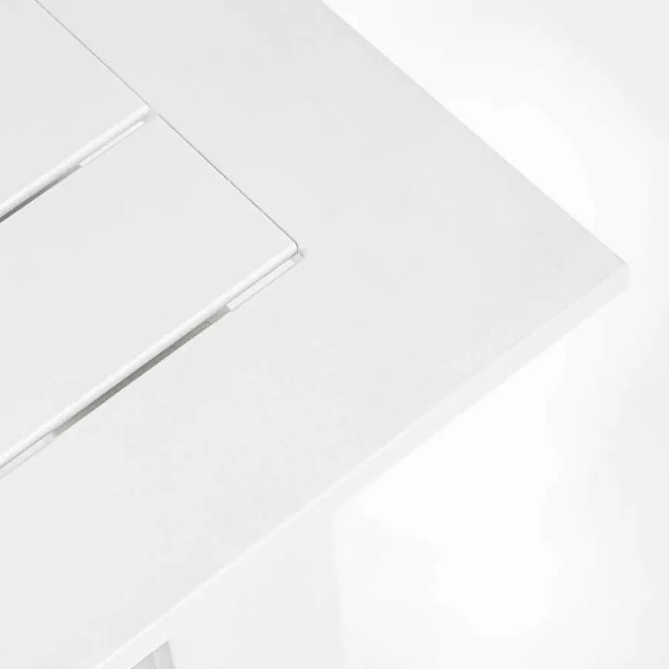 Outdoor Lounge Composition in Aluminium with Fabric Cushions - Yoshi Viadurini