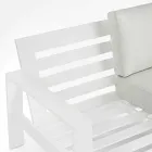 Outdoor Lounge Composition in Aluminium with Fabric Cushions - Yoshi Viadurini