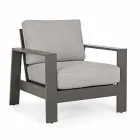 Outdoor Lounge Composition in Aluminium with Fabric Cushions - Yoshi Viadurini
