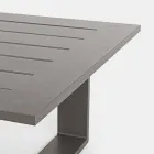 Outdoor Lounge Composition in Aluminium with Fabric Cushions - Yoshi Viadurini