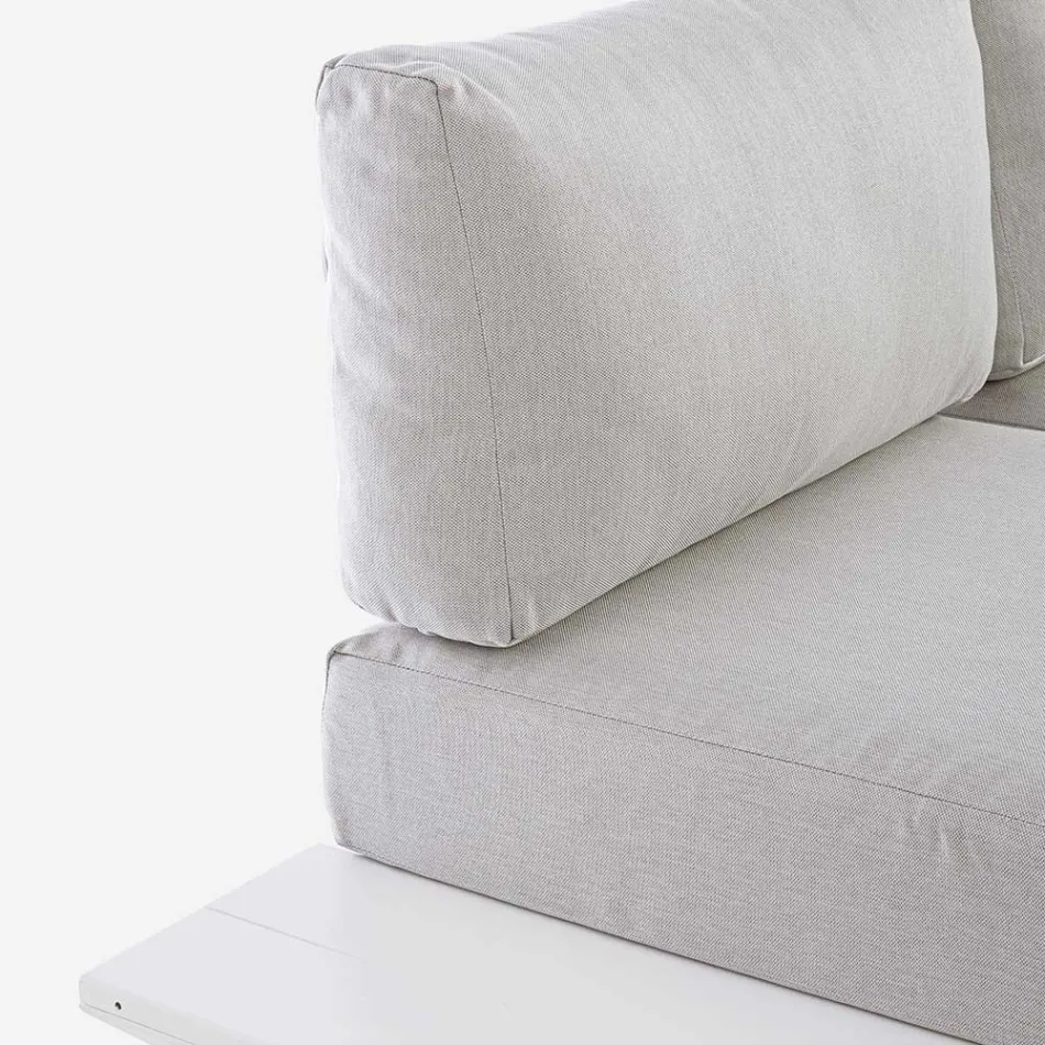 Outdoor Lounge Composition in Aluminium and Fabric, Homemotion - Francine Viadurini