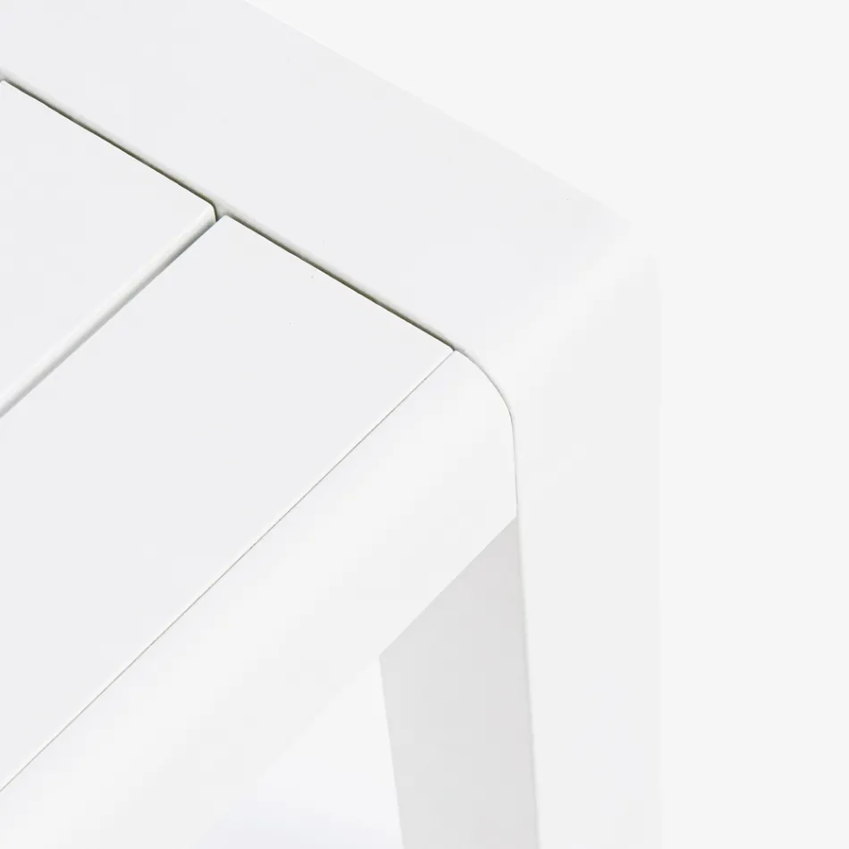 Outdoor Lounge Composition in Aluminium and Fabric, Homemotion - Francine Viadurini