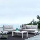 Outdoor Lounge Composition in Aluminium and Fabric, Homemotion - Francine Viadurini