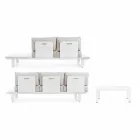 Outdoor Lounge Composition in Aluminium and Homemotion Fabric - Francine Viadurini