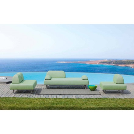 Outdoor Lounge Composition in Made in Italy Design Fabric - Selia Viadurini