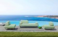 Outdoor Lounge Composition in Made in Italy Design Fabric - Selia
