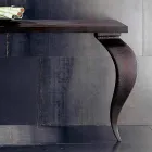 Luxury modern design console in solid wood, L150xP150cm, Tino Viadurini