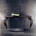 Luxury console table Tino in solid wood 150x50 cm, made in Italy