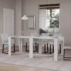 Extendable console to 211 cm in melamine in essence Made in Italy - Incantesimo Viadurini
