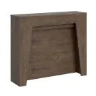 Extendable console to 211 cm in melamine in essence Made in Italy - Incantesimo Viadurini