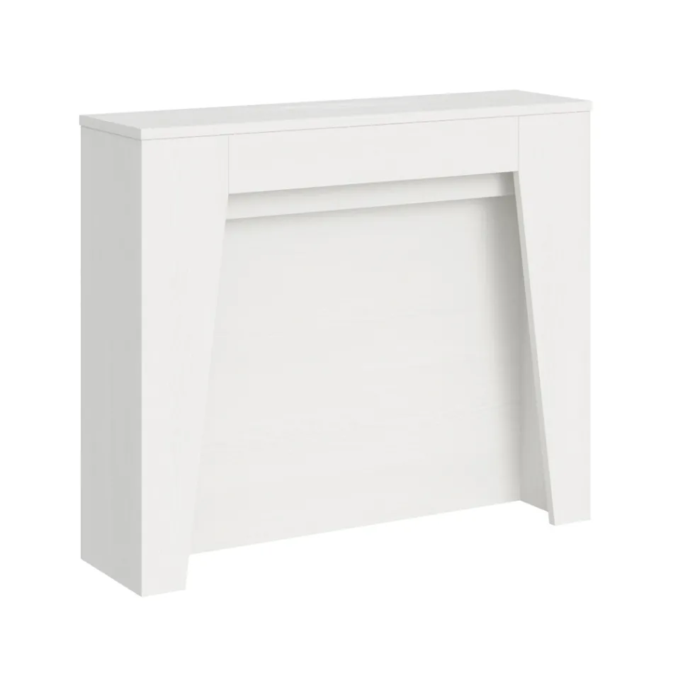 Extendable console to 211 cm in melamine in essence Made in Italy - Incantesimo Viadurini
