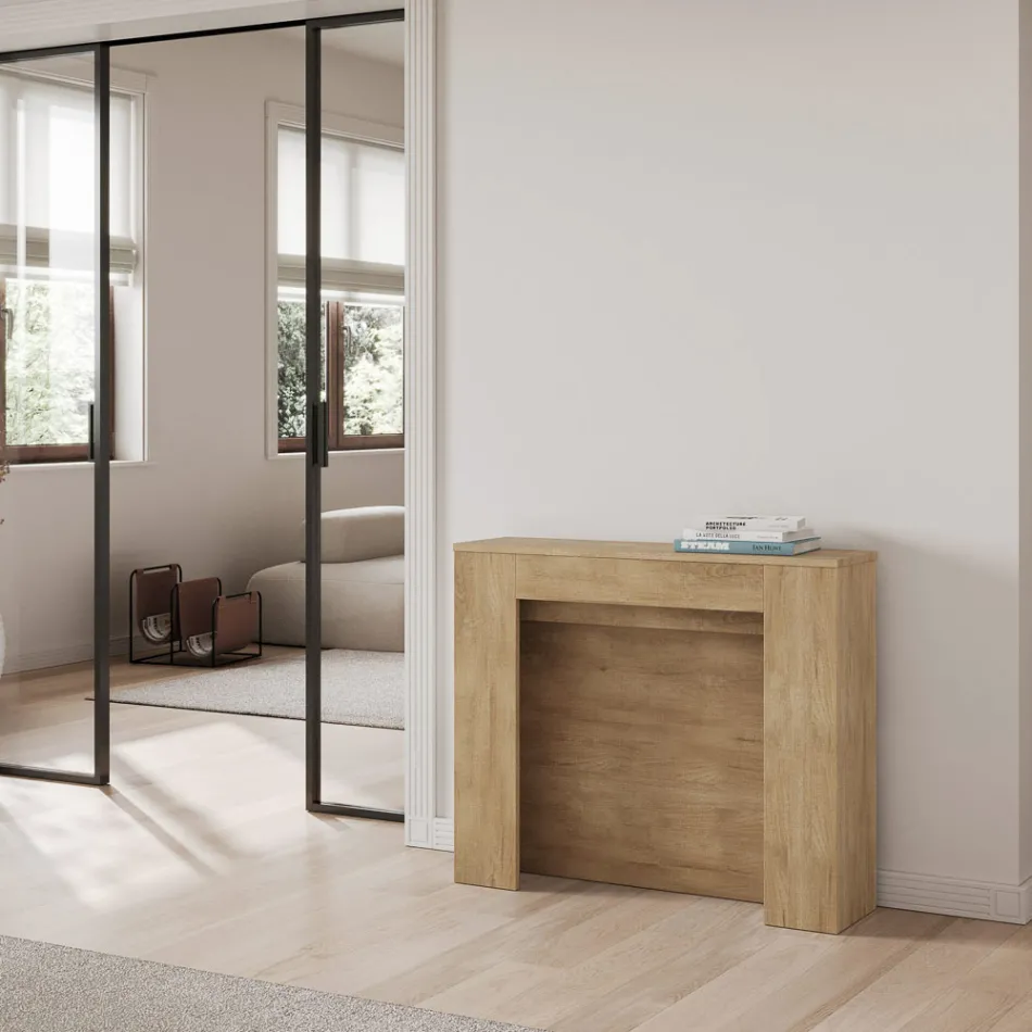 Extendable Console to 211 cm in Made in Italy Melamine Panels - Principessa Viadurini