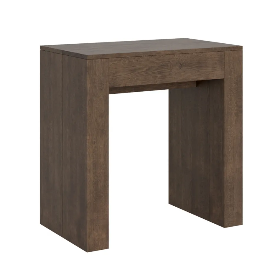 Extendable Console to 299 cm with Internal Extensions Made in Italy - Hourglass Viadurini