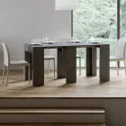 Extendable Console to 299 cm with Internal Extensions Made in Italy - Hourglass Viadurini