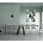 Extendable Console to 300 cm with Bear Finish Legs Made in Italy - Destino Viadurini
