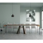 Extendable Console to 300 cm with Bear Finish Legs Made in Italy - Destino Viadurini